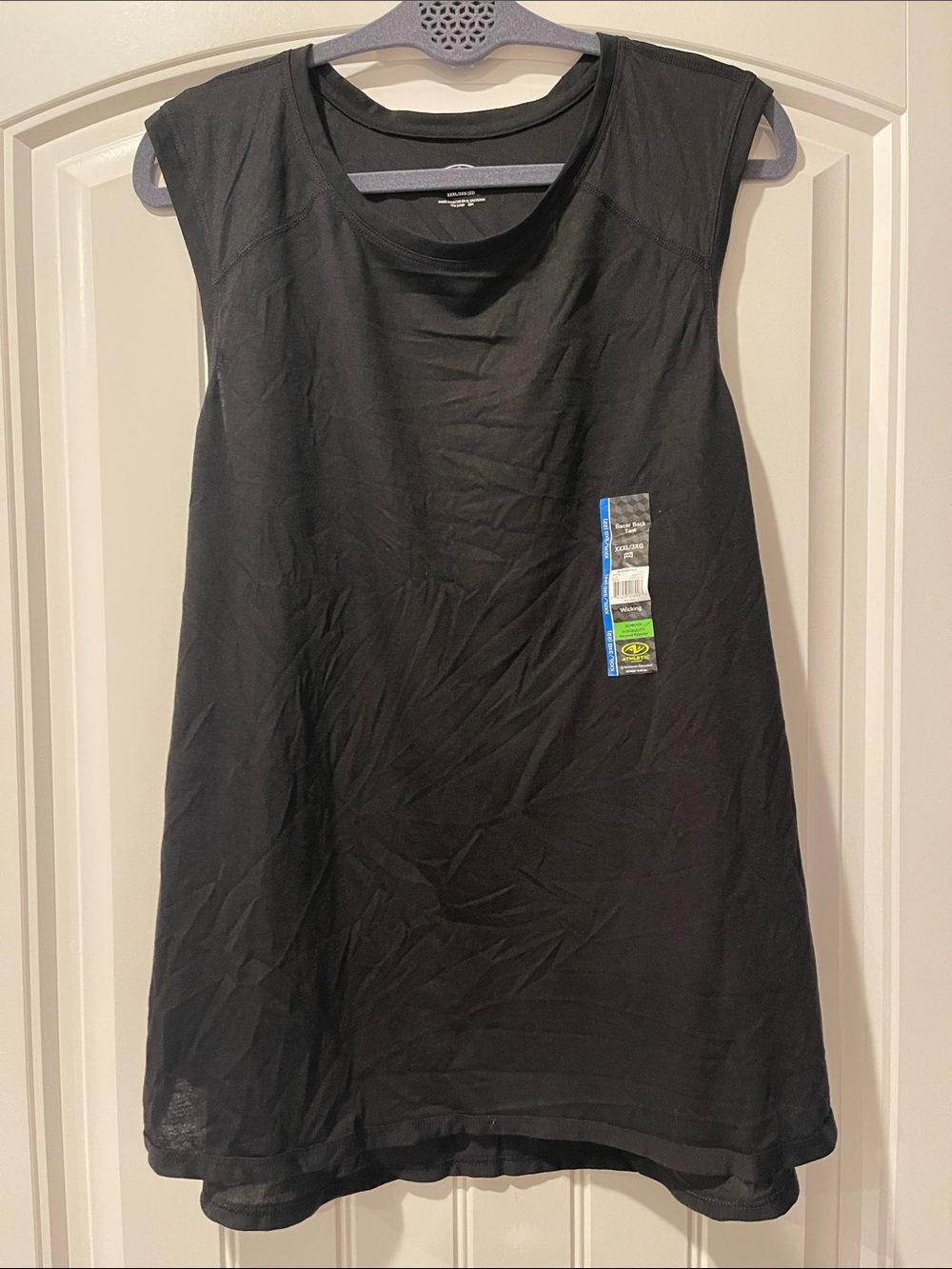 Athletic Works Women’s Black Racerback Tank XXXL NWT